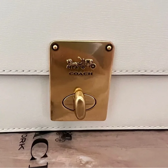 Coach Hutton Saddle Bag 610 Chalk